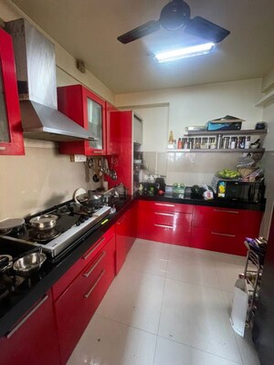 Kitchen in 2.5 BHK Apartment at Raheja Acropolis, Deonar – for Rent