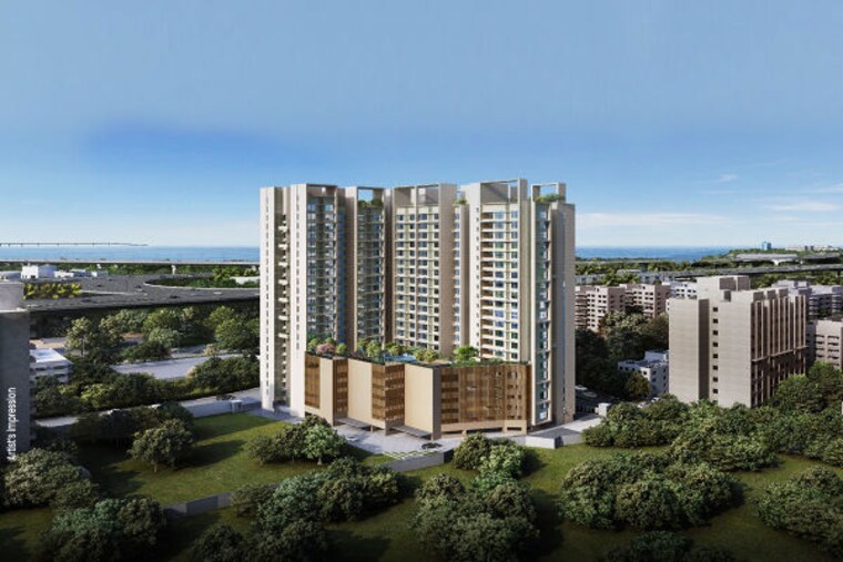 Exterior View, infinity-residences 2 Bedroom 835 Sq.Ft. Apartment In Parel Mumbai 10038283