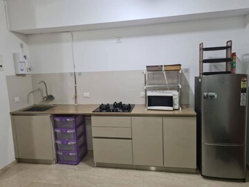 Kitchen in 1 BHK Apartment at Raunak Bliss, Ghodbunder Road – for Rent