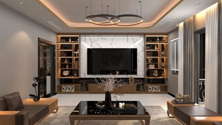Living Room, singhpura 3 Bedroom 1954 Sq.Ft. Apartment In Singhpura Zirakpur 10038592