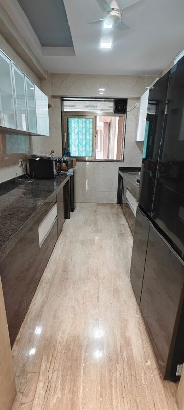 Kitchen in 3 BHK Apartment at Juhu – for Rent