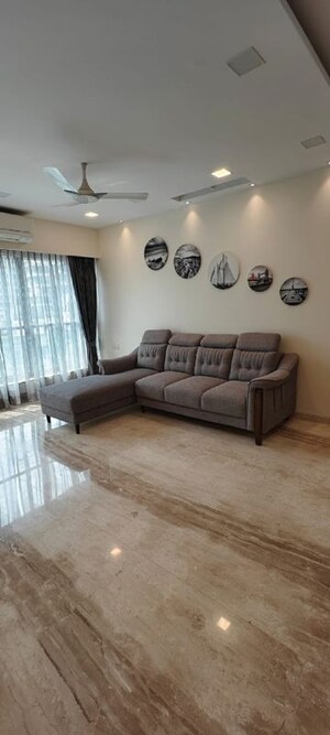 Living Room in 3 BHK Apartment at Juhu – for Rent