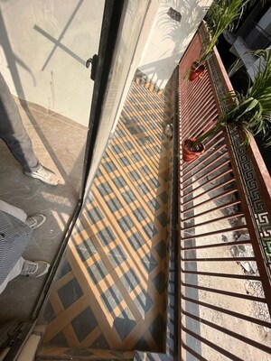 Balcony in 3 BHK Builder Floor at Palm Residency Chhatarpur, Chattarpur – for Sale