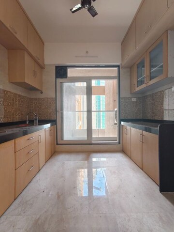 Kitchen in 2 BHK Apartment at Kamdhenu Vogue, Sanpada – for Rent