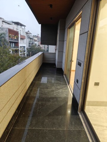 Balcony in 4 BHK Builder Floor at Greater Kailash ii – for Rent