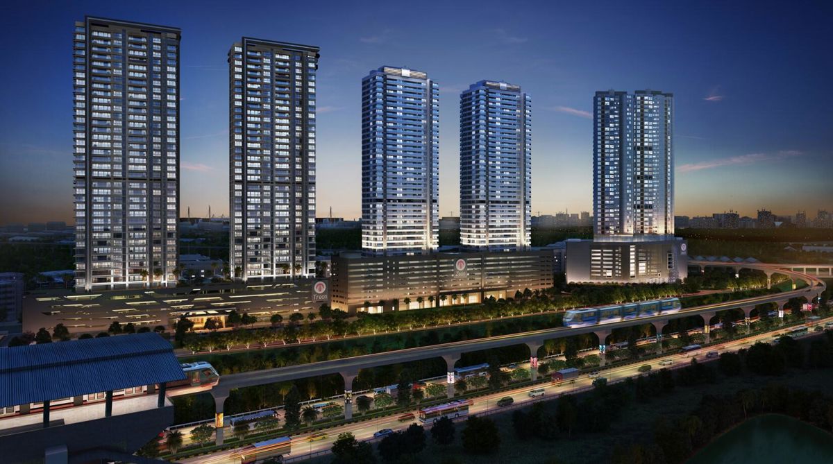 3 BHK + Study Room 1130 Sq.Ft. Apartment in Ajmera Manhattan