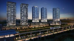 3 BHK + Study Room Apartment For Sale in Ajmera Manhattan