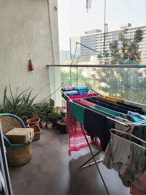 Balcony in 3 BHK Apartment at Balewadi Phata – for Rent