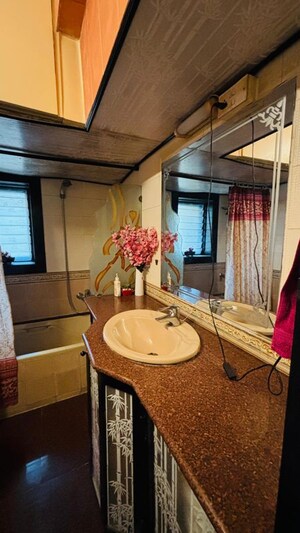 Bathroom in 2 BHK Apartment at K Raheja Vihar, Powai – for Rent