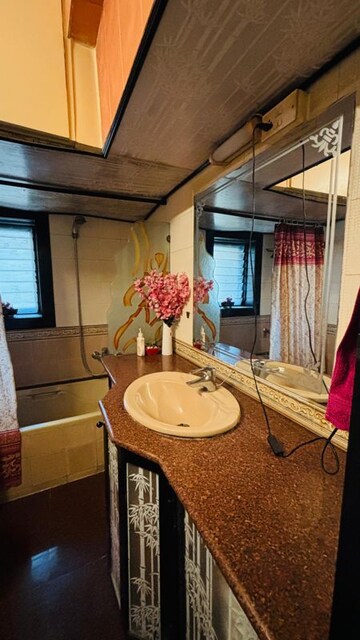 Bathroom in 2 BHK Apartment at K Raheja Vihar, Powai – for Rent