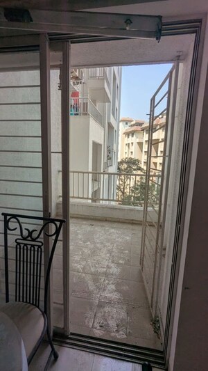 Balcony in 2 BHK Apartment at Kundan Green Zone, Baner – for Rent