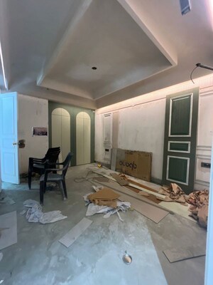 Living Room in 4 BHK Builder Floor at Palm Residency Chhatarpur, Chattarpur – for Sale