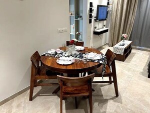 Dining Room in 1 BHK Apartment at Hiranandani Regent Hill, Powai – for Rent