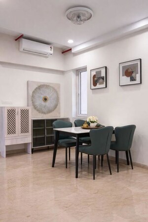 Living Room in 2 BHK Apartment at Chandak 34 Park Estate, Goregaon West – for Rent