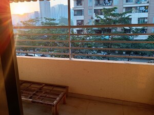 Balcony in 3 BHK Apartment at Rosa Bella, Ghodbunder Road – for Rent