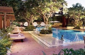 Swimming Pool in 3 BHK Apartment at Kalpataru Magnus, Bandra East – for Rent