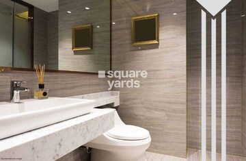 Bathroom in 3 BHK Apartment at Kalpataru Magnus, Bandra East – for Rent