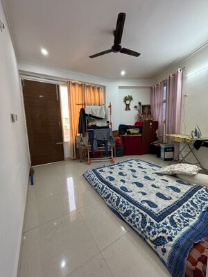 Bedroom in 2 BHK Builder Floor at Palm Residency Chhatarpur, Rajpur Khurd Extension – for Rent