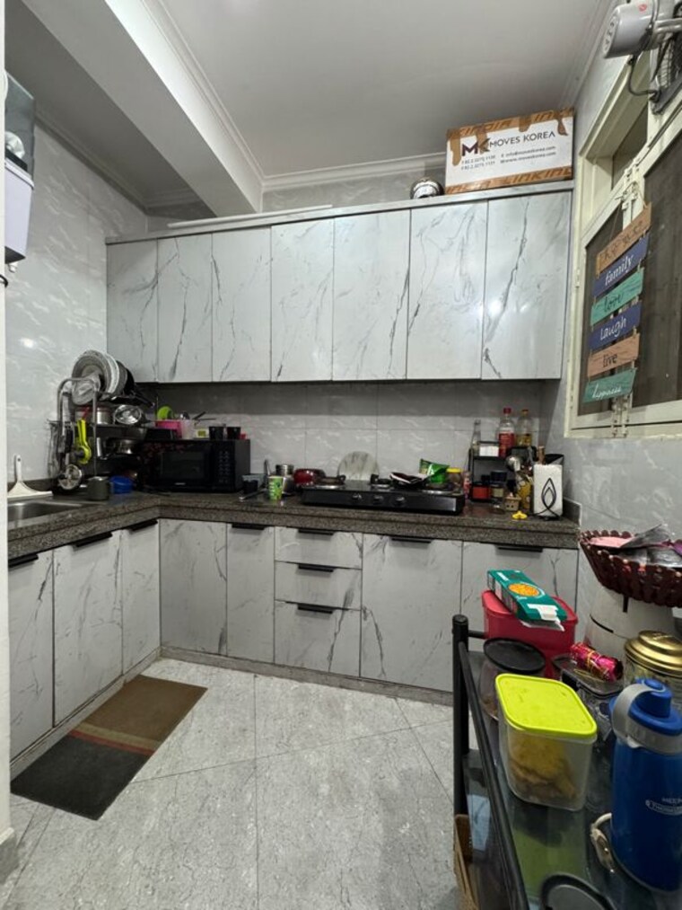 Kitchen, palm-residency-chhatarpur 2 Bedroom 900 Sq.Ft. Builder Floor In Rajpur Khurd Extension Delhi 10040027