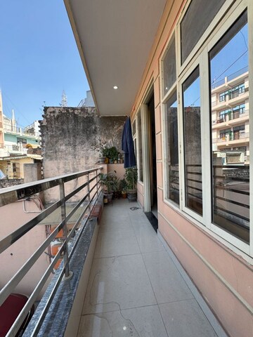 Balcony in 2 BHK Builder Floor at Palm Residency Chhatarpur, Rajpur Khurd Extension – for Rent