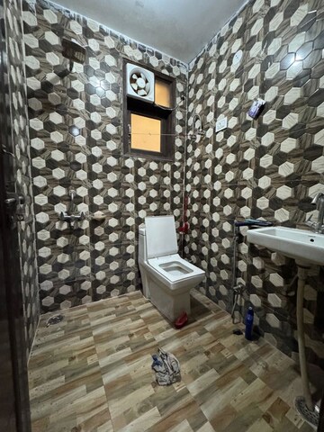Bathroom in 1 BHK Builder Floor at Chattarpur – for Rent
