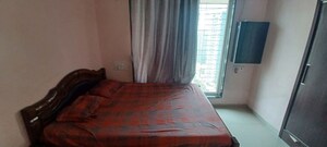 Bedroom in 2 BHK Apartment at Vraj Green Valley, Kolshet Industrial Area – for Rent