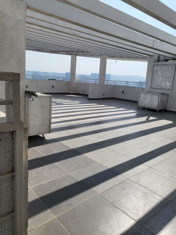Terrace in 4 BHK Penthouse at G M Kenjale Emirus Apartment, Baner – for Rent