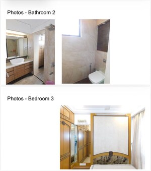 Bedroom in 3 BHK Apartment at Ashoka Tower Andheri, Versova – for Rent