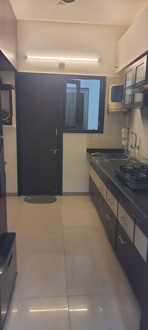 Kitchen in 3 BHK Apartment at Bodakdev – for Rent