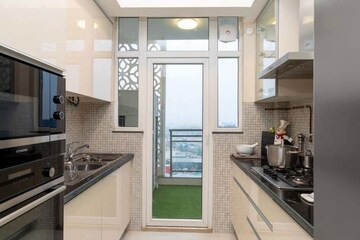 Kitchen in 4 BHK Apartment at DLF The Ultima, Sector 81 – for Rent