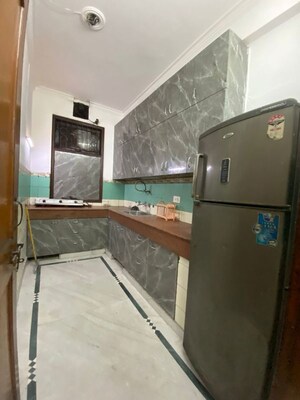 Kitchen in 2 BHK Builder Floor at Chattarpur – for Rent