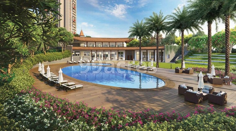 Swimming Pool, shapoorji-pallonji-joyville-celestia 2 Bedroom 707 Sq.Ft. Apartment In Hadapsar Pune 10040360