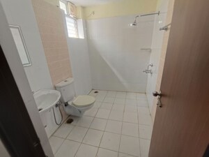 Bathroom in 3 BHK Apartment at K Raheja Corp Vistas, Nacharam – for Rent