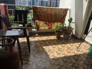 Balcony in 1 BHK Apartment at Dhayari – for Rent