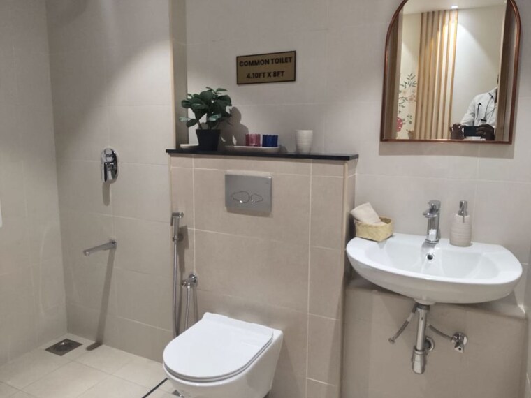 Bathroom, purvankara-emerald-bay 3 Bedroom 1455 Sq.Ft. Apartment In Mundhwa Pune 10038119