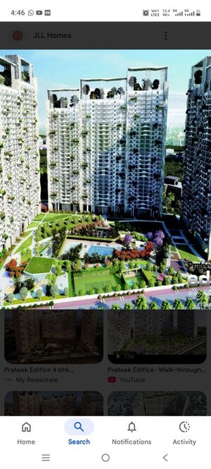 4 BHK Apartment For Rent in Prateek Edifice, Sector 107