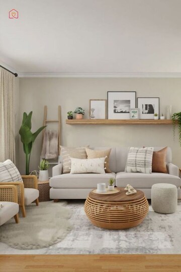 Living Room in 4 BHK Builder Floor at Sector 19 Dwarka – for Sale