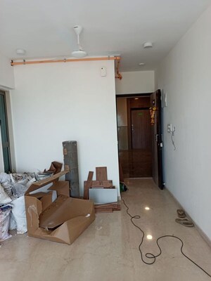 Living Room in 2 BHK Apartment at Chandak Cornerstone, Worli – for Rent
