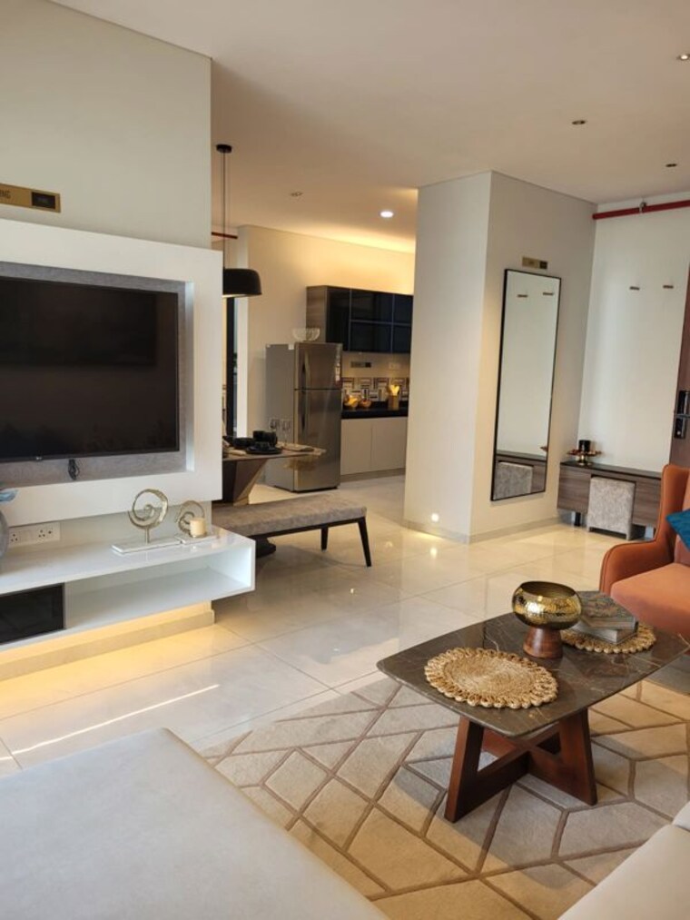 Living Room, mantra-magnus 3 Bedroom 1134 Sq.Ft. Apartment In Mundhwa Pune 10041062