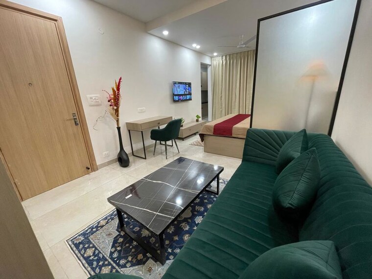Master Bedroom, huda-market 1 Bedroom 500 Sq.Ft. Builder Floor In Sector 31 Gurgaon 10041164