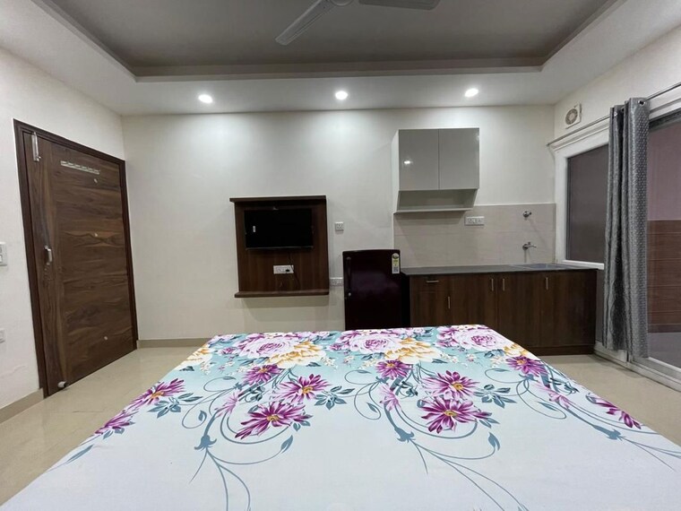 Bedroom, greenwood-city 1 RK 350 Sq.Ft. Builder Floor In Sector 40 Gurgaon 10041277