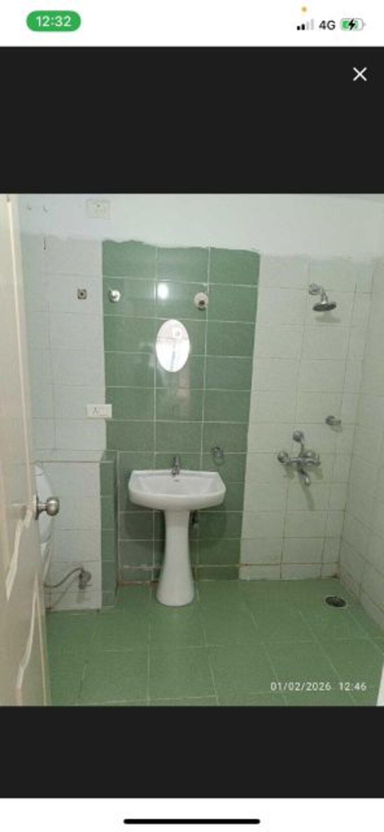 Bathroom, pws-7-hills 3 Bedroom 1800 Sq.Ft. Apartment In Narsingi Hyderabad 10041339