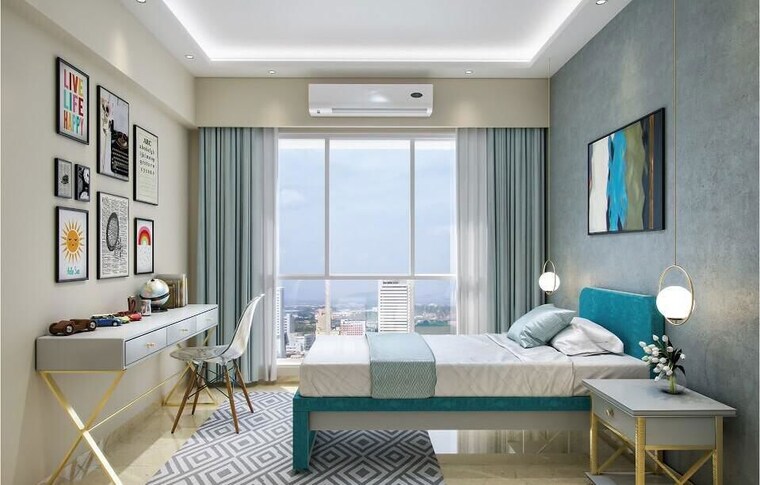 Bedroom, suraj-palette 2 Bedroom 908 Sq.Ft. Apartment In Dadar West Mumbai 10041357