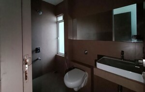 Bathroom in 3 BHK Apartment at Akshar Green World, Dighe – for Rent