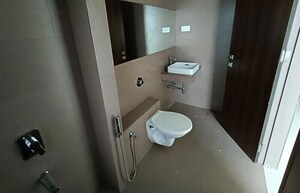 Bathroom in 3 BHK Apartment at Akshar Green World, Dighe – for Rent