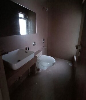 Bathroom in 3 BHK Apartment at Akshar Green World, Dighe – for Rent