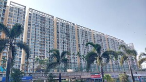 3 BHK Apartment – Exterior View View at Akshar Green World, Dighe - for Rent
