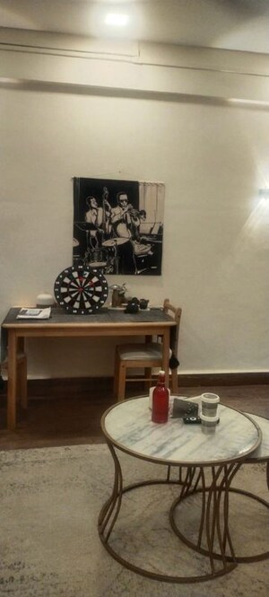 Living Room in 1 BHK Apartment at Juhu – for Rent