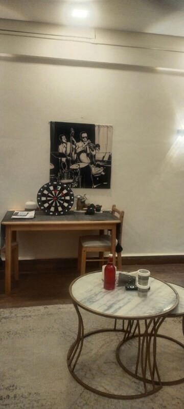 Living Room in 1 BHK Apartment at Juhu – for Rent