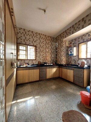 Kitchen in 3 BHK Builder Floor at Panduranga Nagar – for Rent